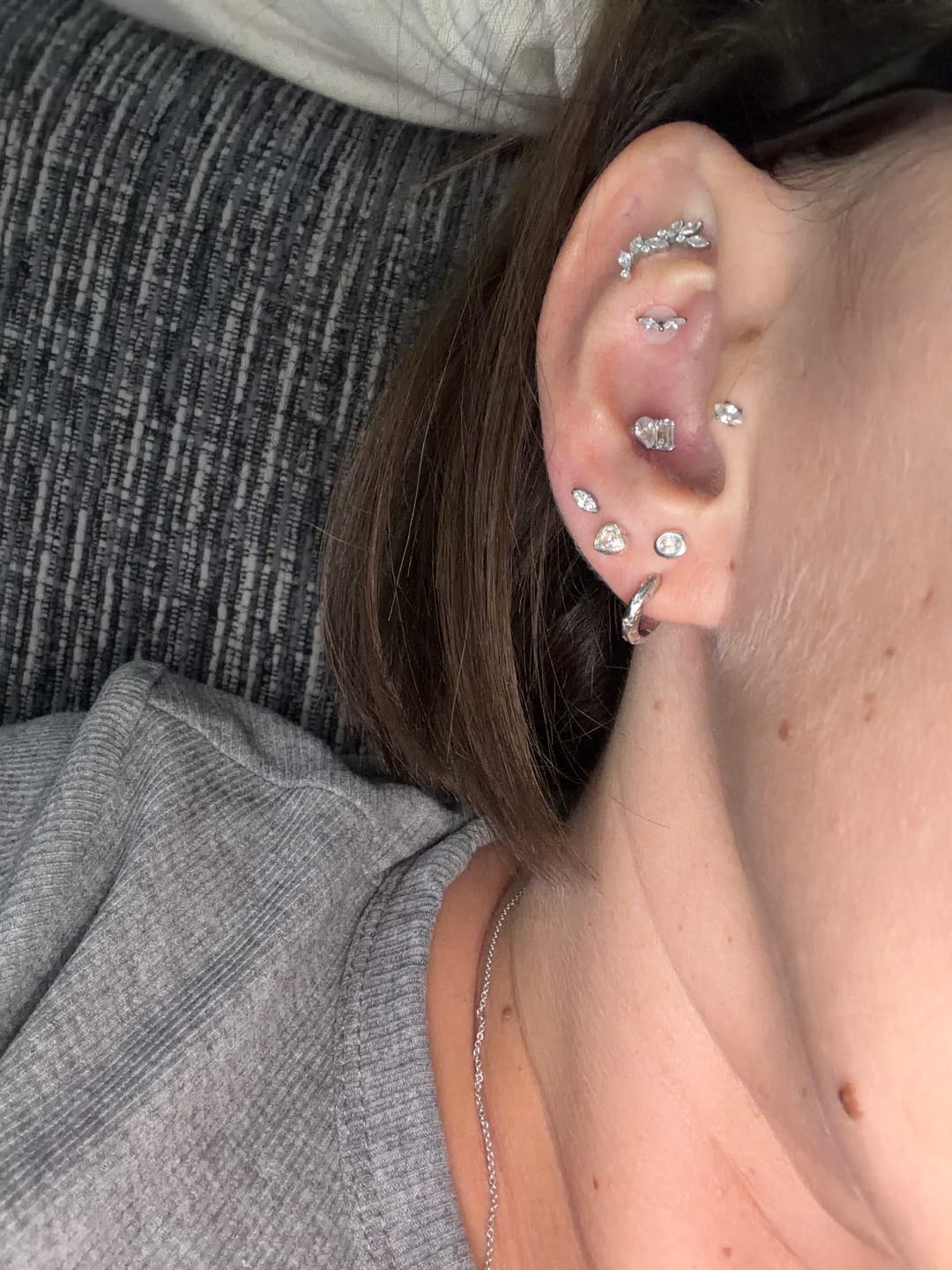 Customer photo review of Toi et Moi flatback Silver