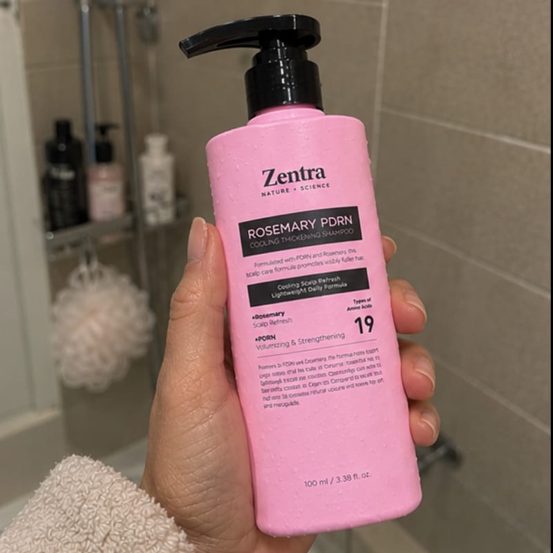 Customer photo review of Rosemary PDRN Shampoo