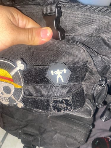 Customer photo review of Parches de Velcro IRONSIDE