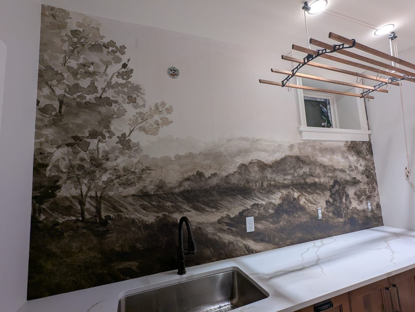 Customer photo review of Somerset Fields Wallpaper by Safari Natalia x Taddy Mikelaites