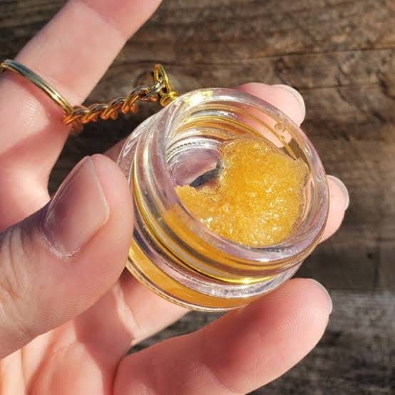 Customer photo review of Granddaddy Purple | THCA Badder