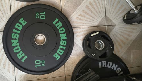 Customer photo review of Disco Olímpico Pro Bumper (5 a 25 KG) IRONSIDE
