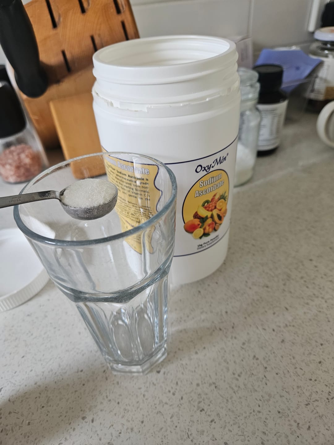 Customer photo review of Oxymin Sodium Ascorbate 1kg