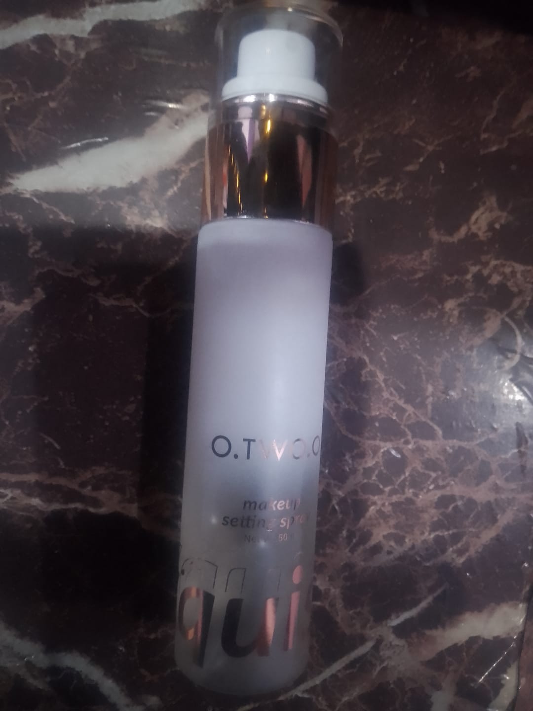 Customer photo review of O.TWO.O EXQUISIT SETTING SPRAY