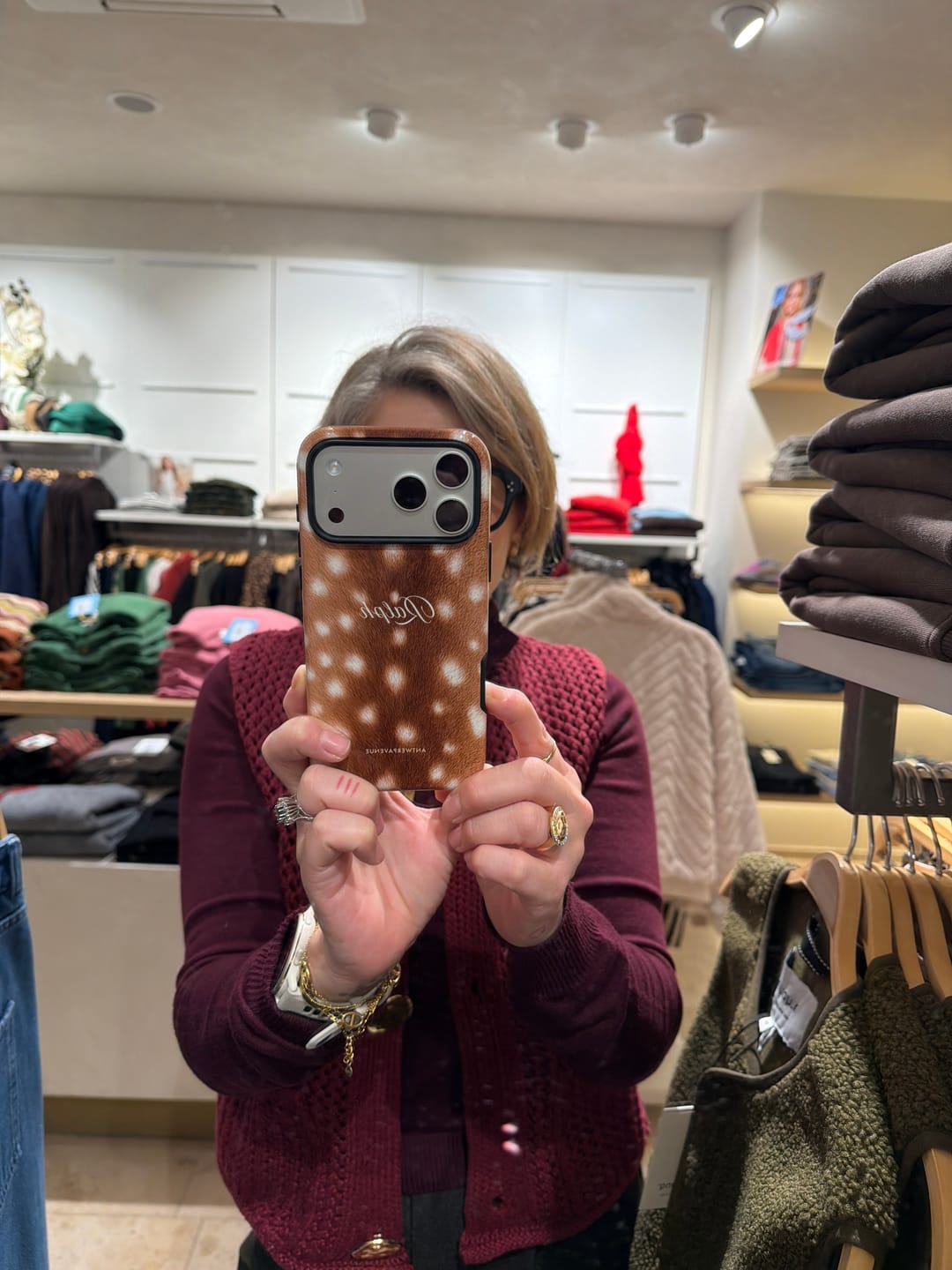 Customer photo review of Soft Fawn - Custom Phone Case