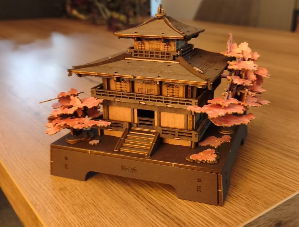 Customer photo review of Puzzle 3D - Pavillon Sakura