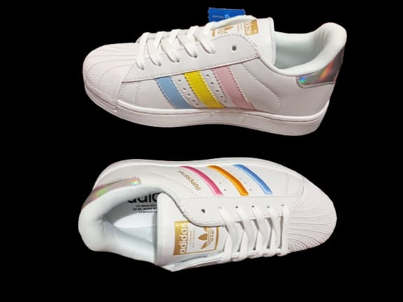 Customer photo review of Tenis Concha Blanco Glass