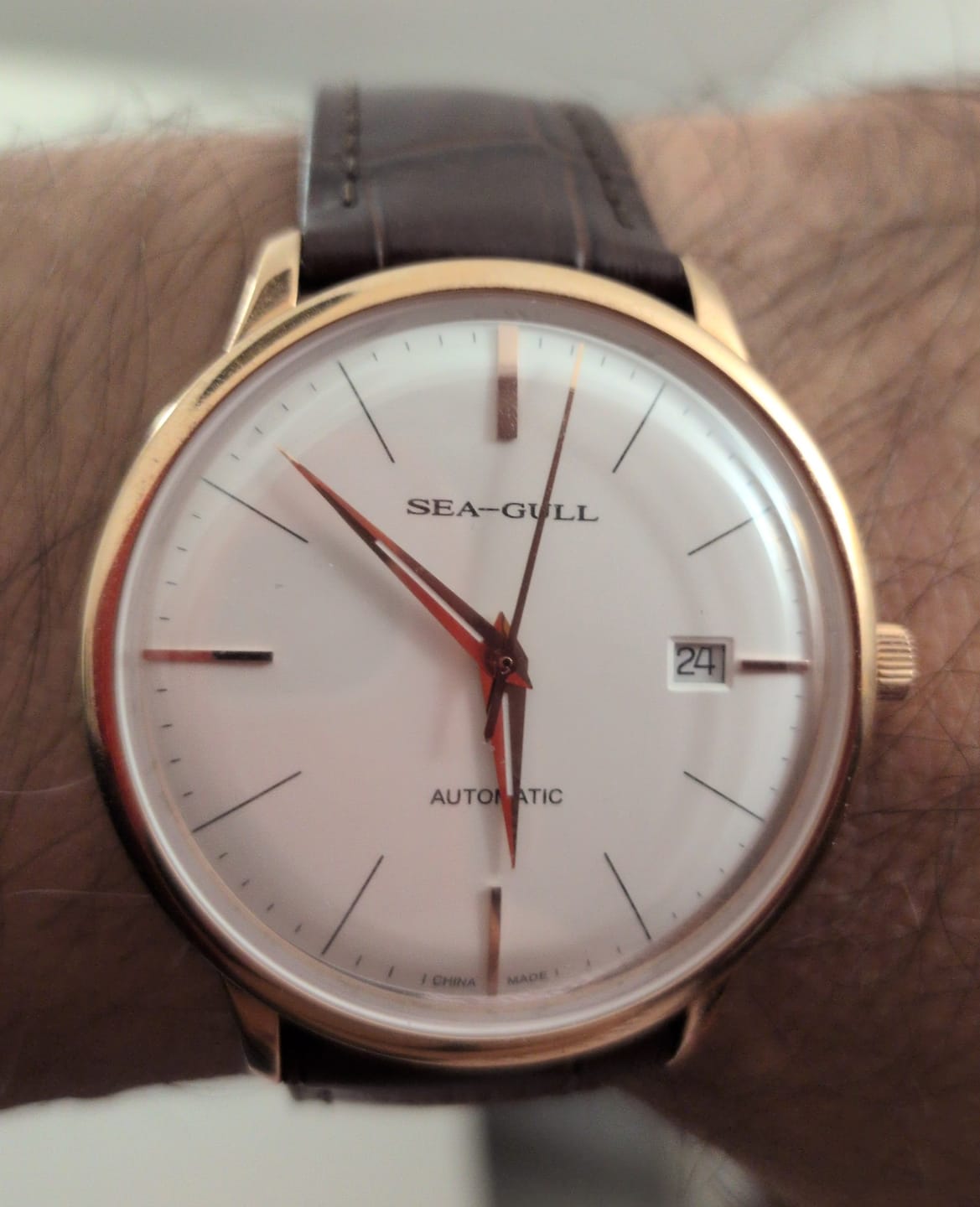 Customer photo review of Bauhaus Style Dress Watch 40mm