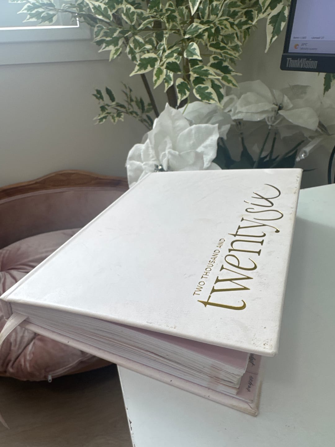 Customer photo review of 2026 Essential Planner - Blush