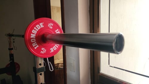 Customer photo review of Discos Fraccionales Olímpicos PU (0.5 a 2.5 KG) IRONSIDE