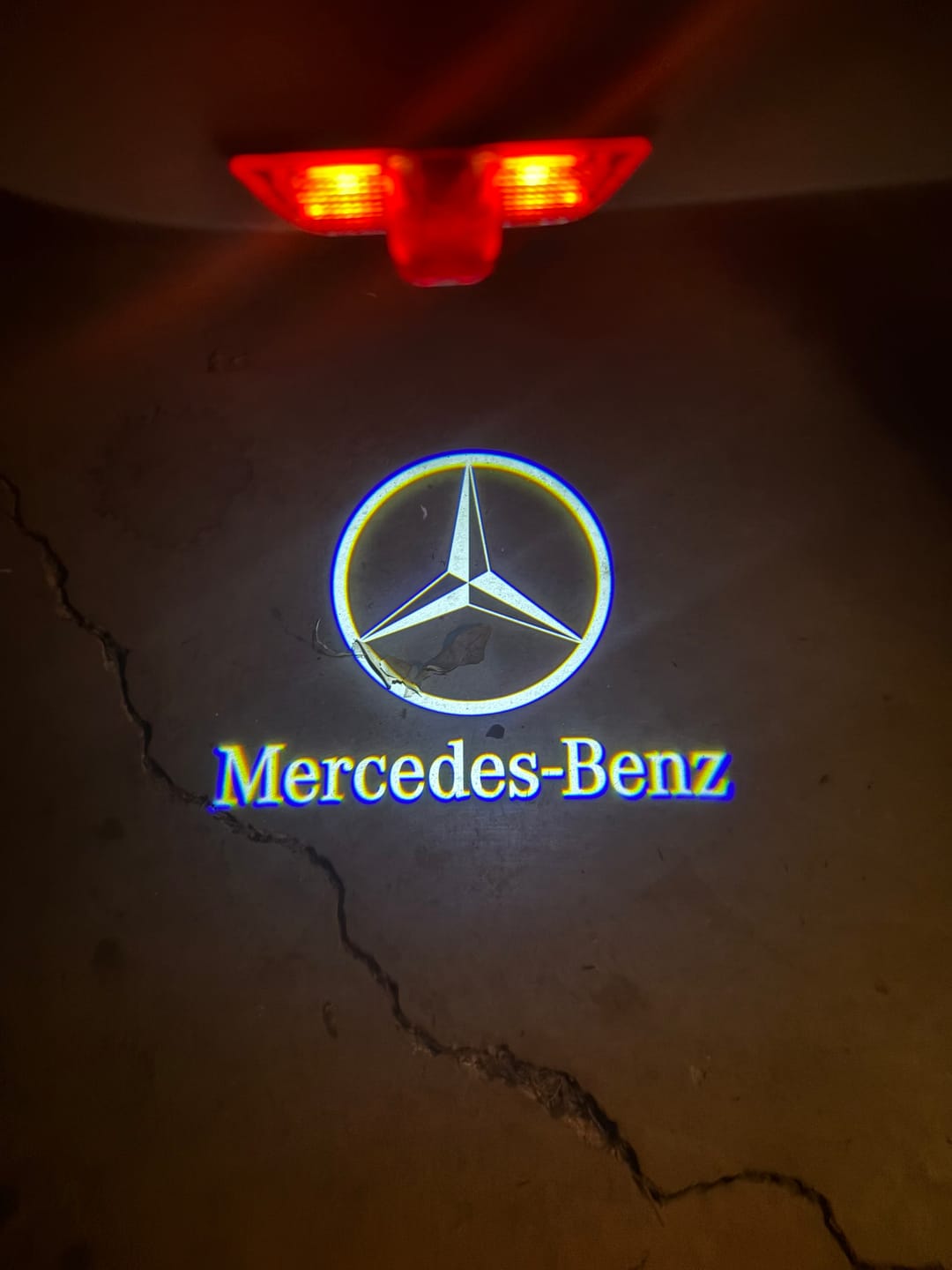 Customer photo review of MERCEDES DOOR LIGHTS