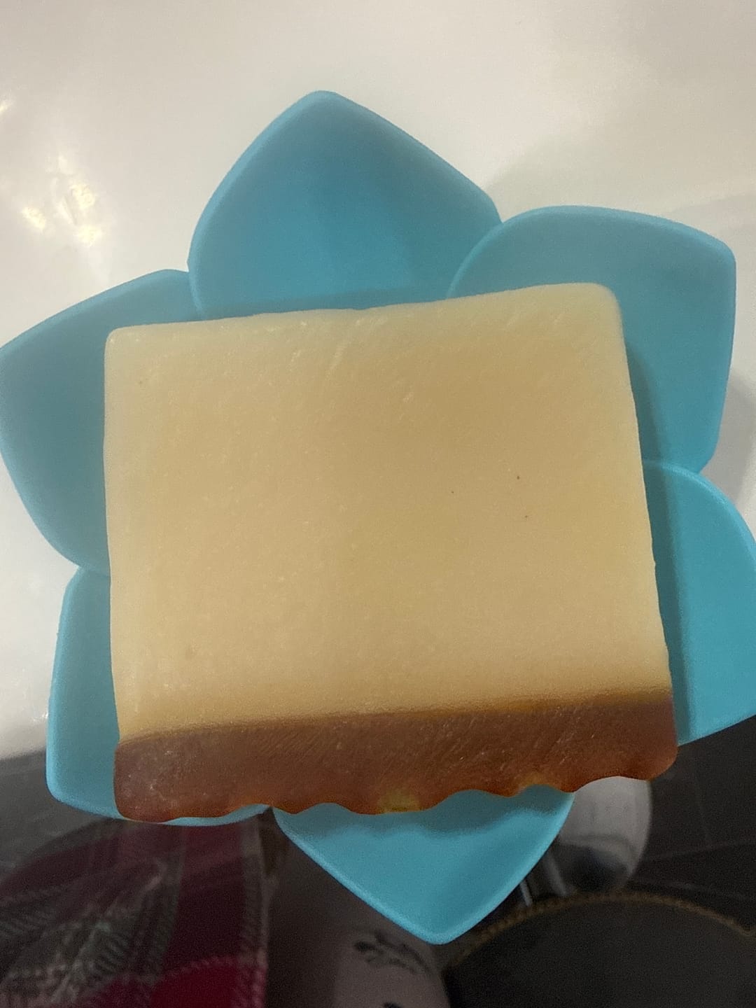 Customer photo review of Honey Almond Natural Soap
