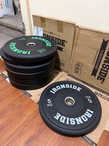 Customer photo review of Disco Olímpico Pro Bumper (5 a 25 KG) IRONSIDE