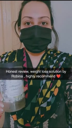 Customer photo review of Dr. Rubina Herbal Fitness Formula –  Smart Body Challenge