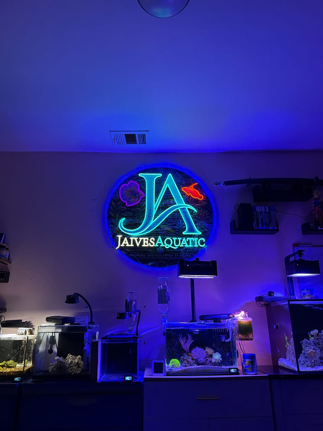 Customer photo review of JaivesAquatic | LED Neon Sign