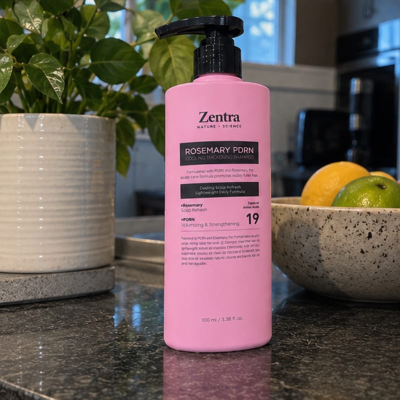 Customer photo review of Rosemary PDRN Shampoo