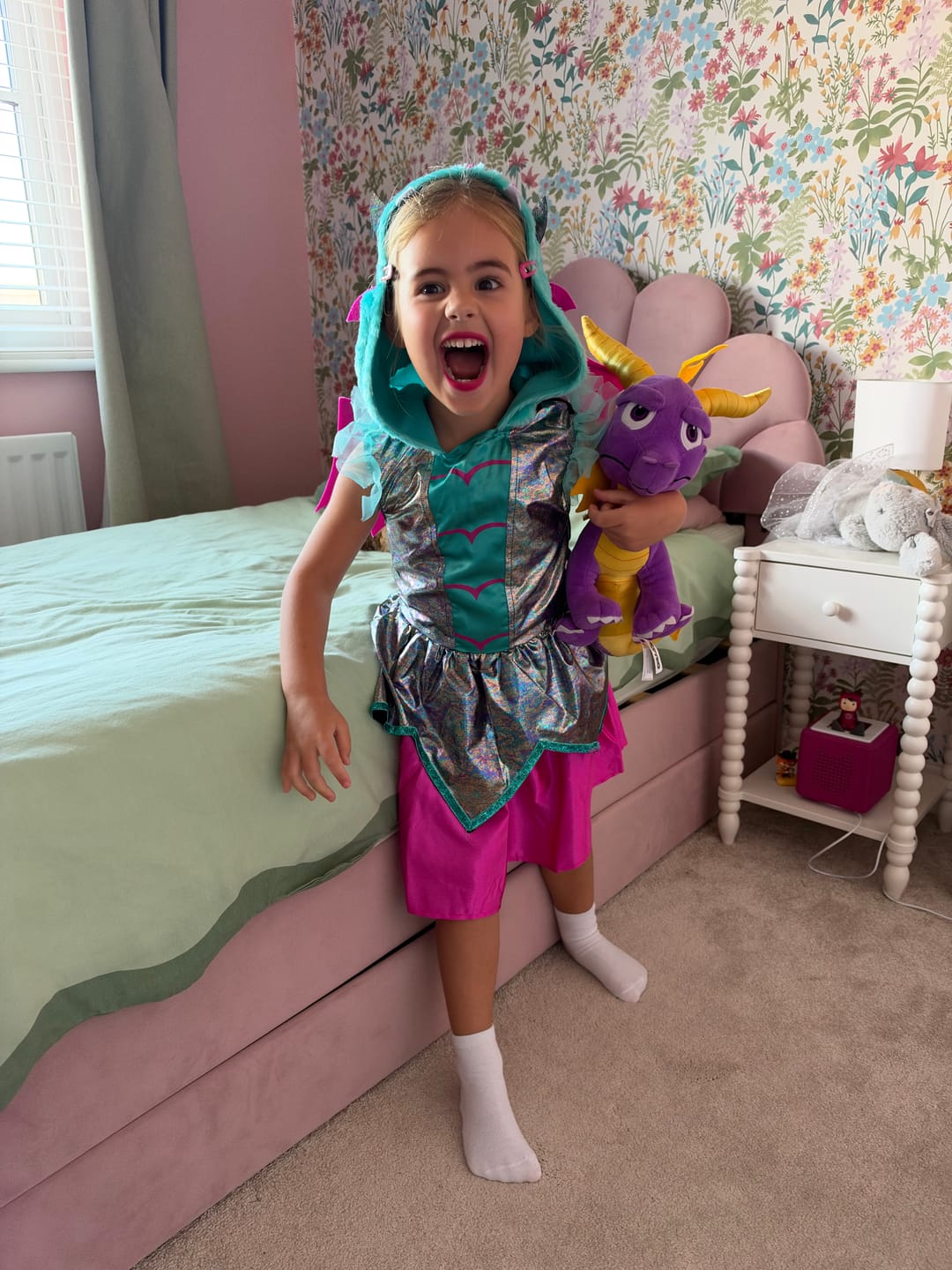 Customer photo review of Little Mystic Kids Girls Dragon