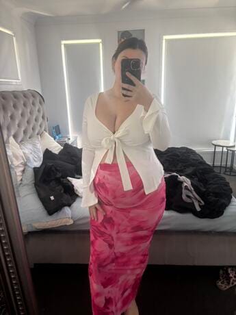 Customer photo review of Amora Blouse