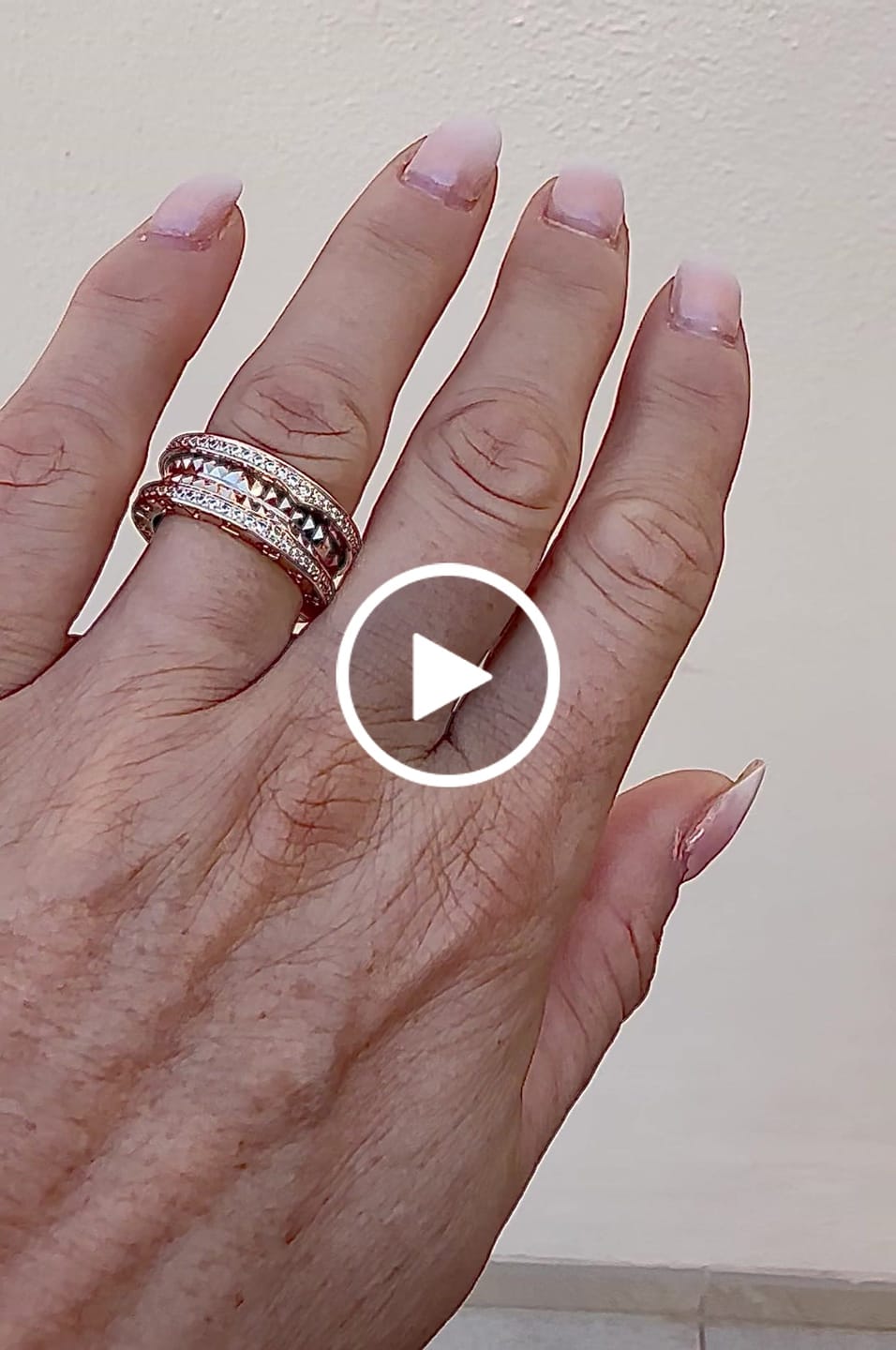 Customer video review of ZERO 1 ROCK DIAMOND PINK GOLD