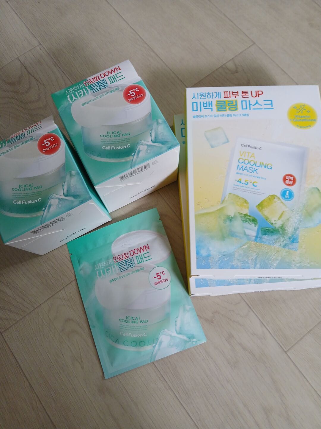 Customer photo review of Post Alpha Cica Cooling Pad