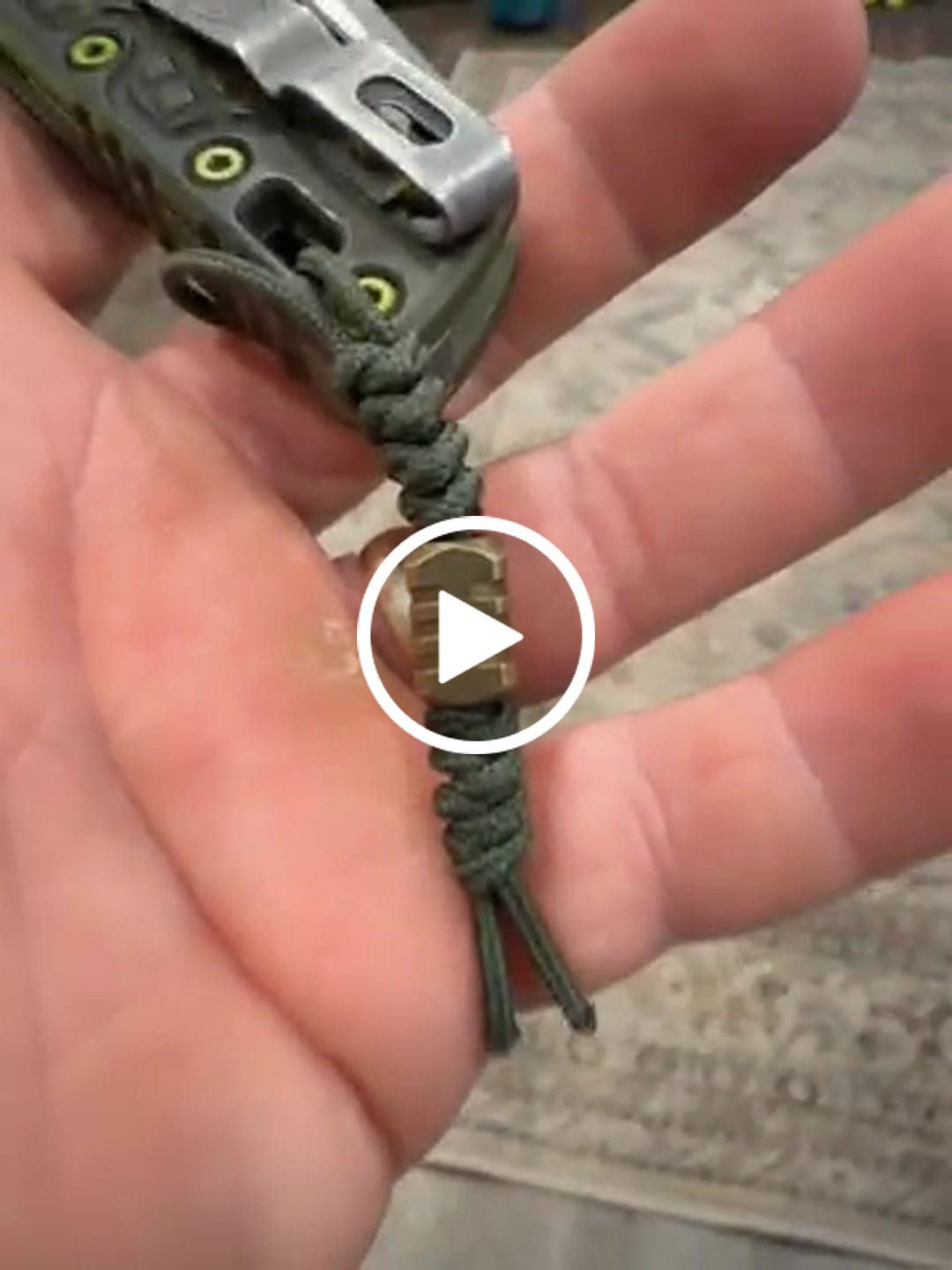 Customer video review of S1 Lanyard Bead Brass
