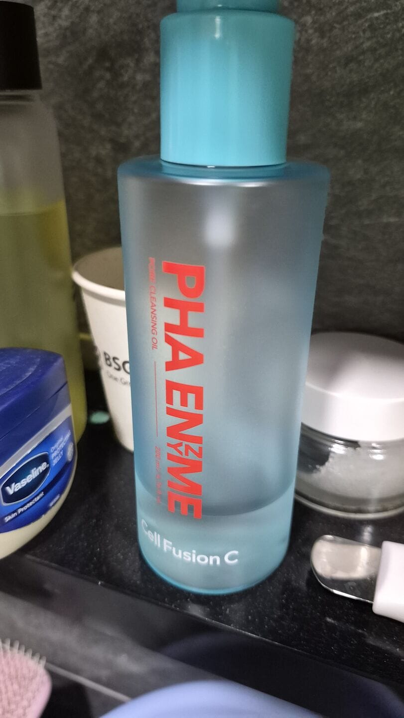 Customer photo review of PHA Enzyme Pore Cleansing Oil
