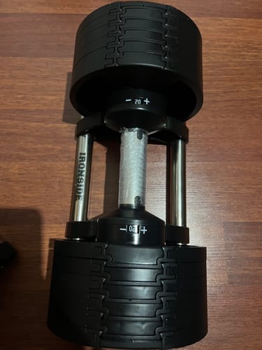 Customer photo review of Mancuerna Ajustable 20 kg IRONSIDE Block