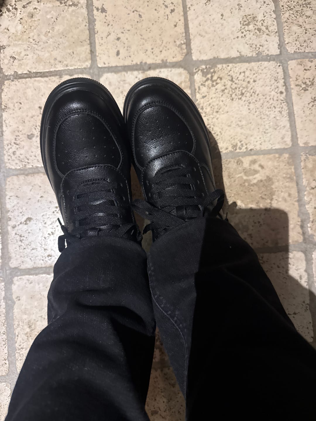 Customer photo review of ELEVATESHOES CLASSY ALL BLACK BOGO