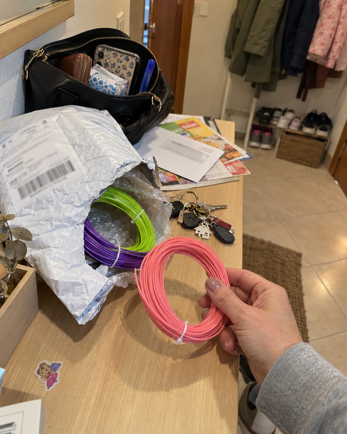 Customer photo review of Recambio de Filamentos PLA para Bolígrafo 3D