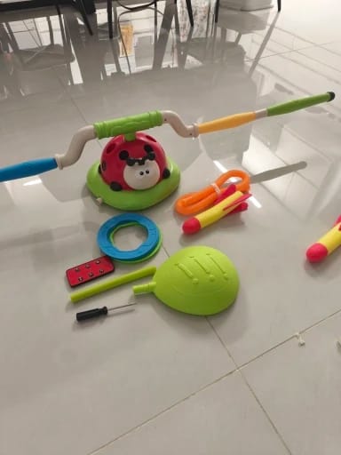 Customer photo review of Juego activo 3 en 1 para niños