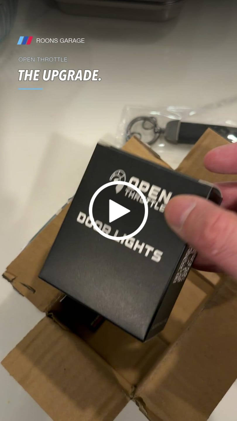 Customer video review of BMW G SERIES DOOR LIGHTS