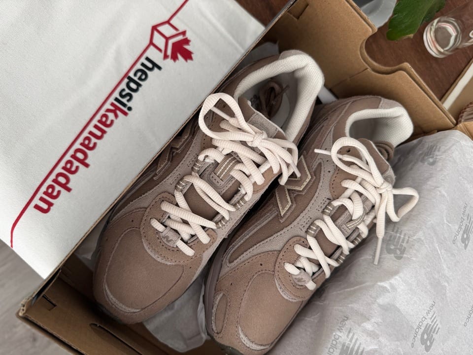 Customer photo review of New Balance 204L Mushroom with Arid Stone U204LMMA