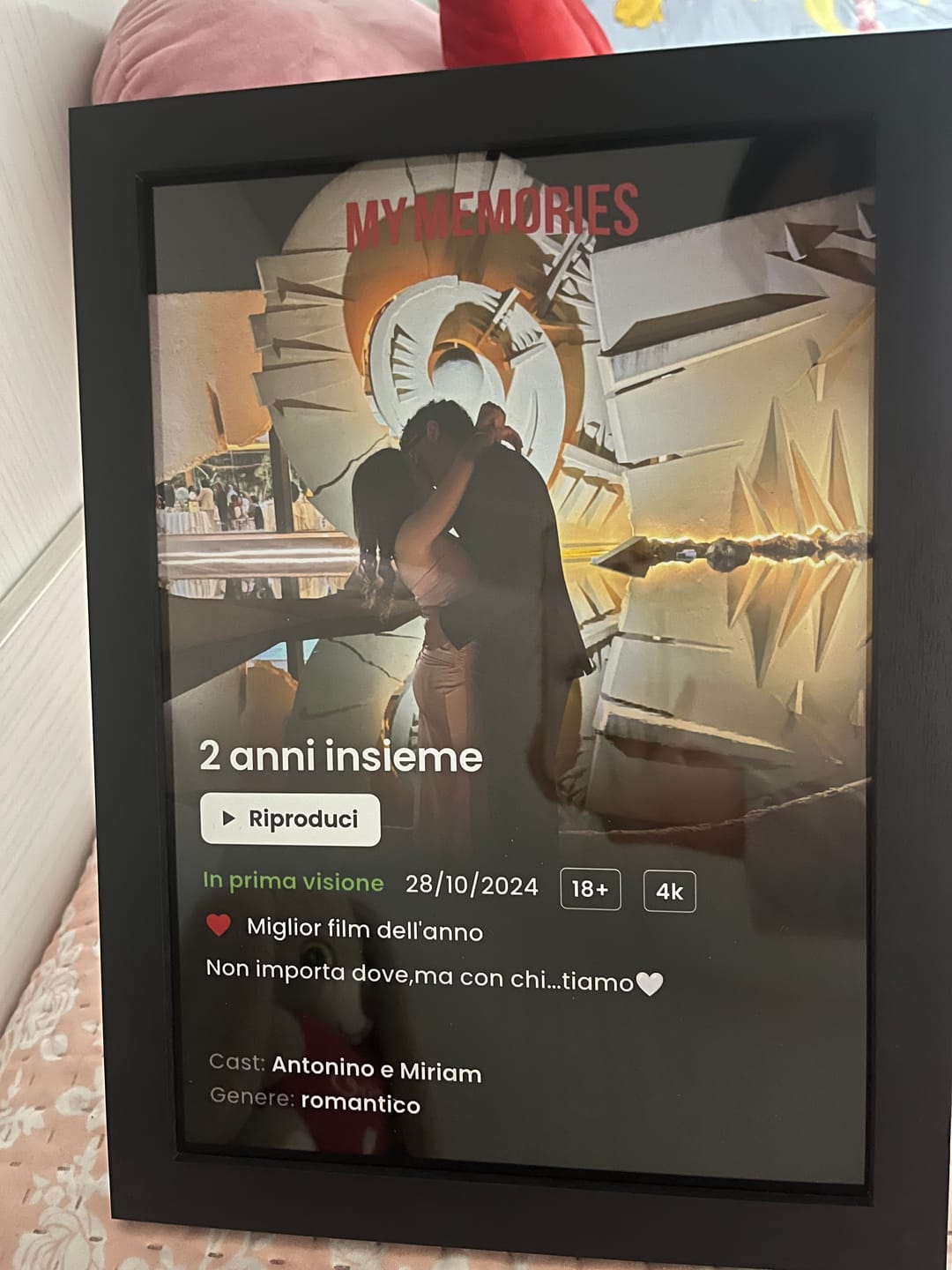 Customer photo review of MyMemories - Poster Personalizzabile