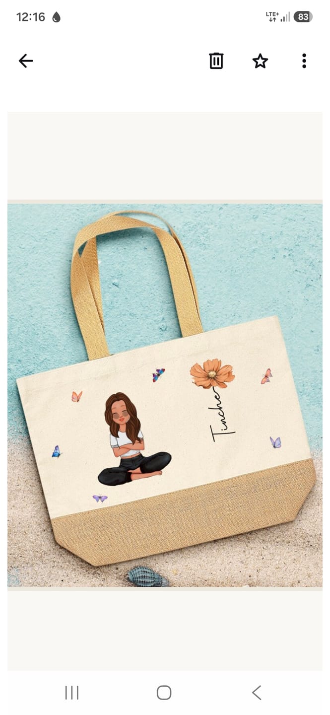 Customer photo review of Deine Initiale - Individuelle Kosmetiktasche Filz