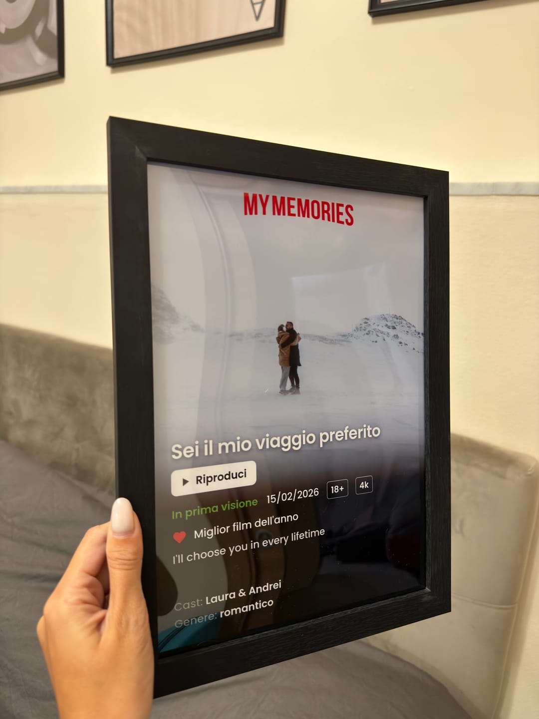 Customer photo review of MyMemories - Poster Personalizzabile