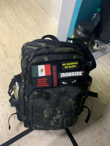 Customer photo review of Mochila IRONSIDE