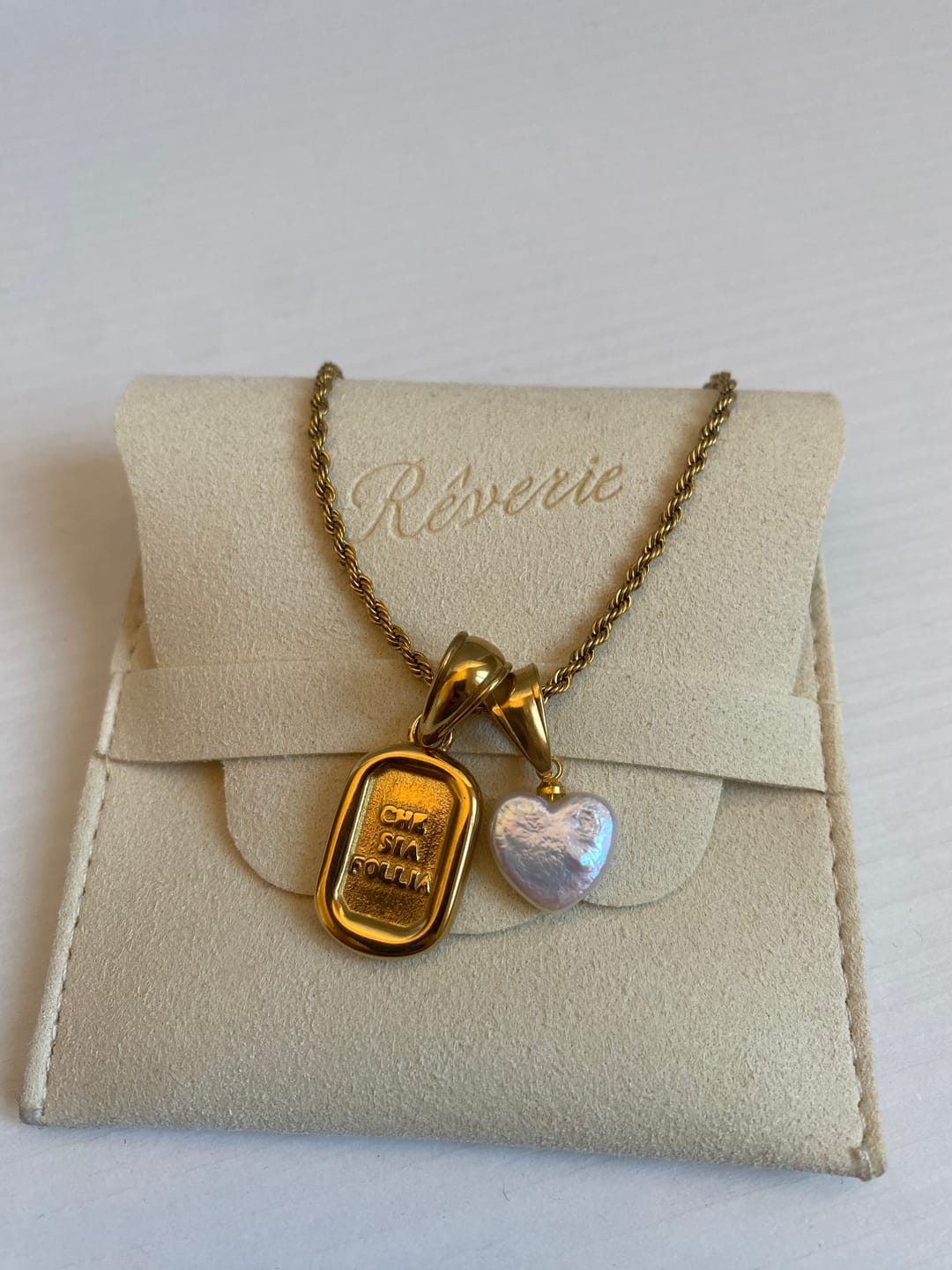 Customer photo review of COLLANA “SOGNAMI QUESTA NOTTE ”
