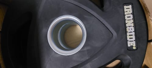 Customer photo review of Disco Olímpico de 3 Agarres IRONSIDE (2.5 a 25 kg)