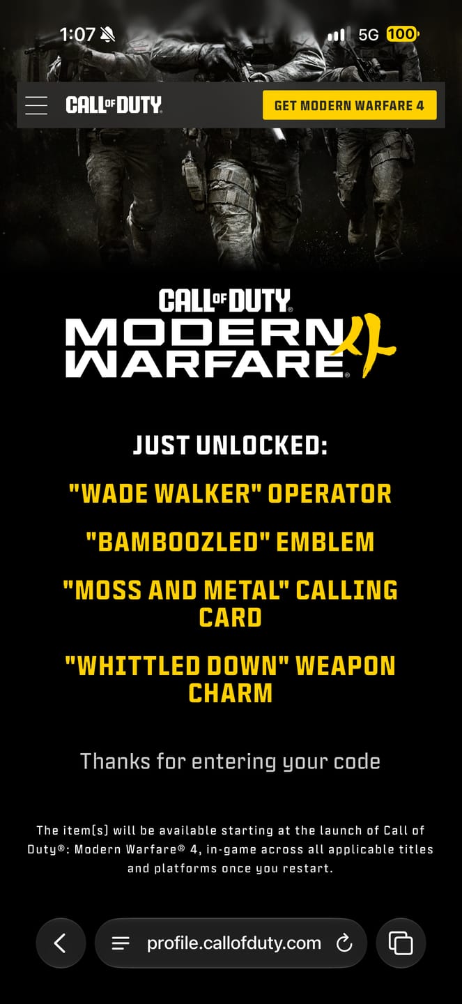 Customer photo review of MW4 - Bamboo Breach