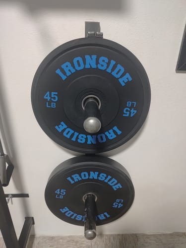 Customer photo review of Disco Olímpico Pro Bumper (10 a 55 LB) IRONSIDE