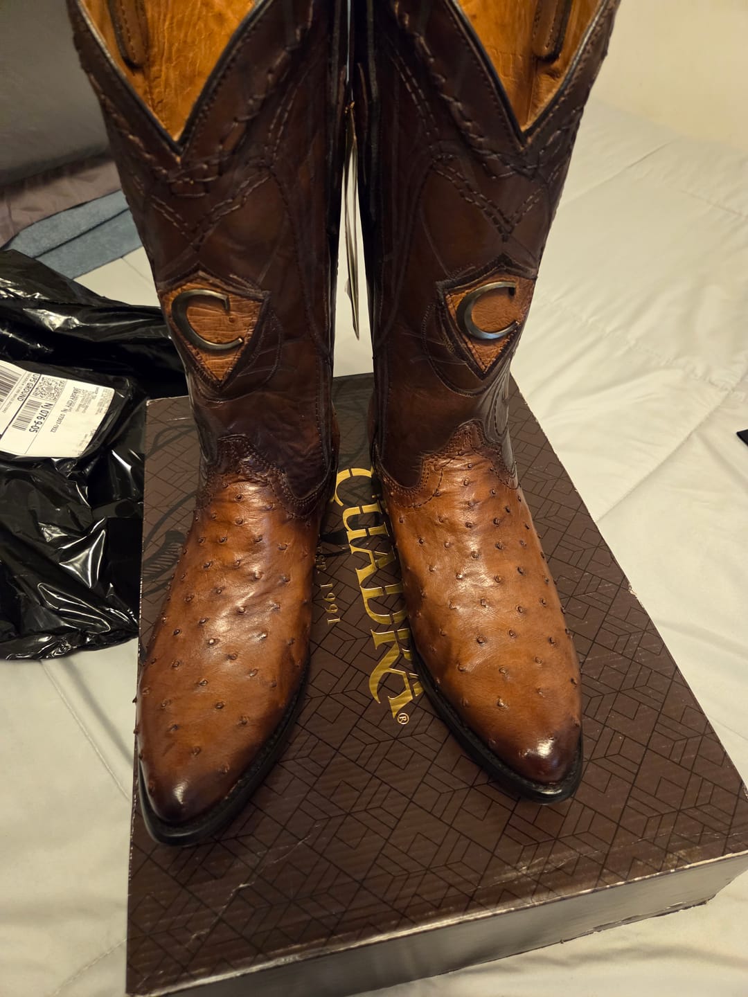 Customer photo review of Botas Cuadra Pearl Grain Cafe 2C1NA1 Cj AN
