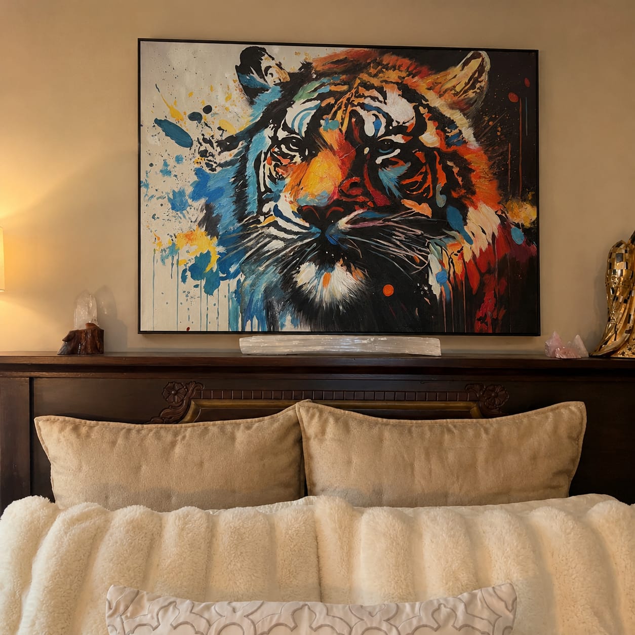 Customer photo review of Animal Canvas Art Painting #AC015