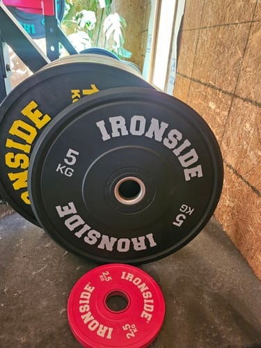 Customer photo review of Disco Olímpico Pro Bumper (5 a 25 KG) IRONSIDE