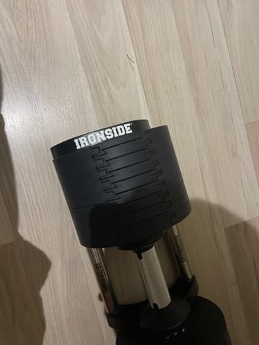 Customer photo review of Mancuerna Ajustable 20 kg IRONSIDE Block