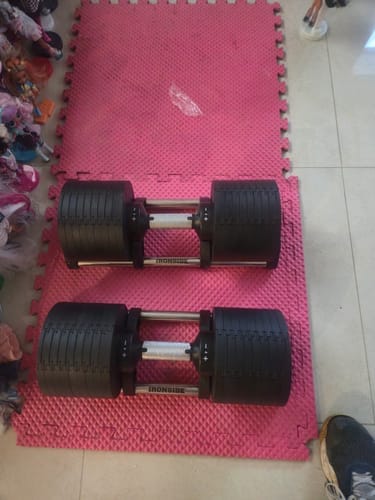 Customer photo review of Mancuerna Ajustable 20 kg IRONSIDE Block