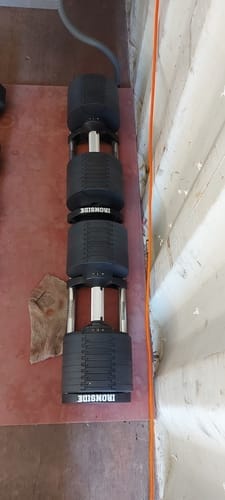 Customer photo review of Mancuerna Ajustable 20 kg IRONSIDE Block