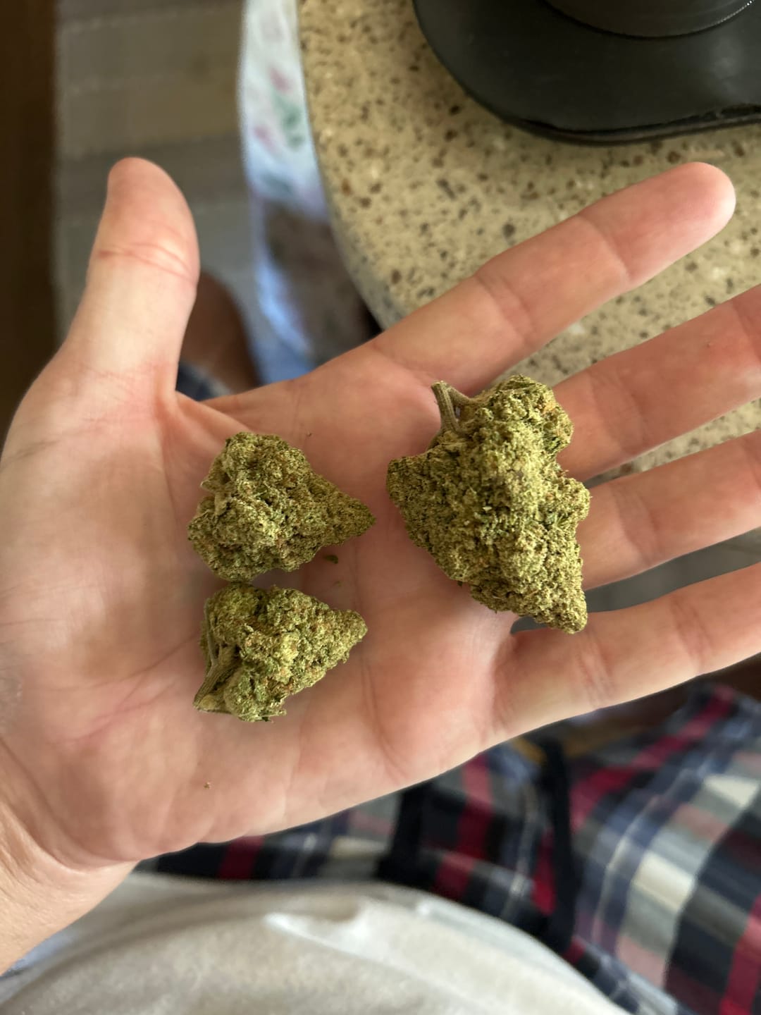 Customer photo review of Strawberry Cough THCA Flower