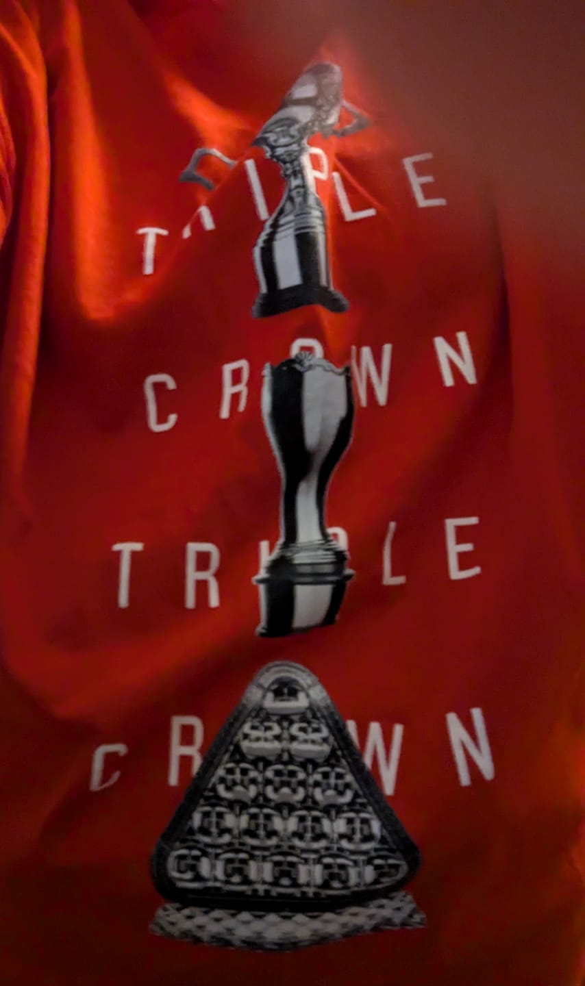 Customer photo review of WST Triple Crown Red T-Shirt