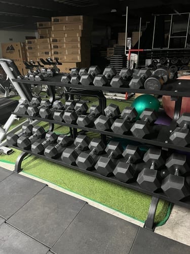 Customer photo review of Rack de Almacenamiento Comercial para Mancuernas IRONSIDE Monster