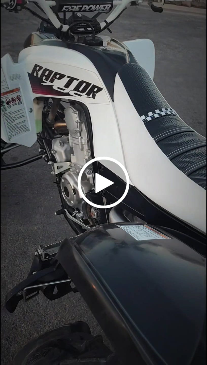 Customer video review of Custom Seat Cover: 2021 Yamaha Raptor 700